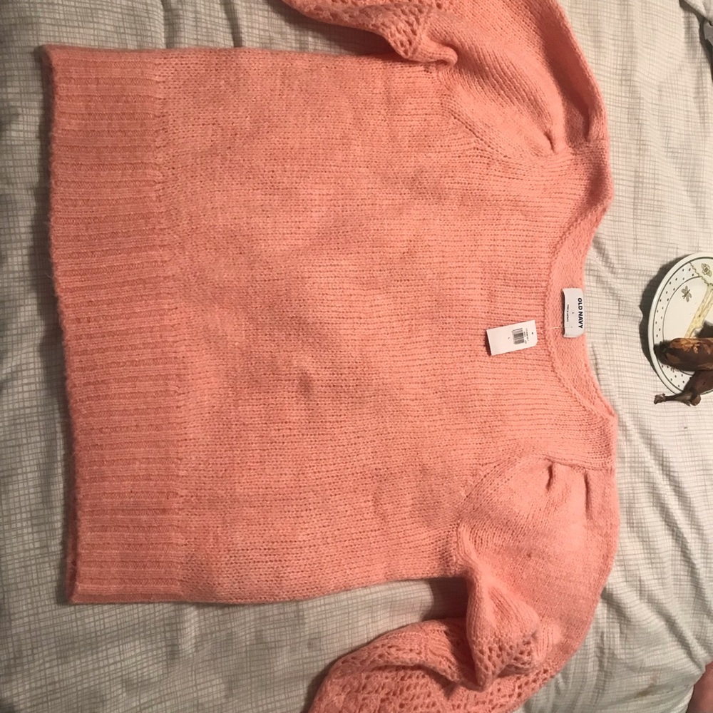 Old Navy Peach Sweater Size Large NWT